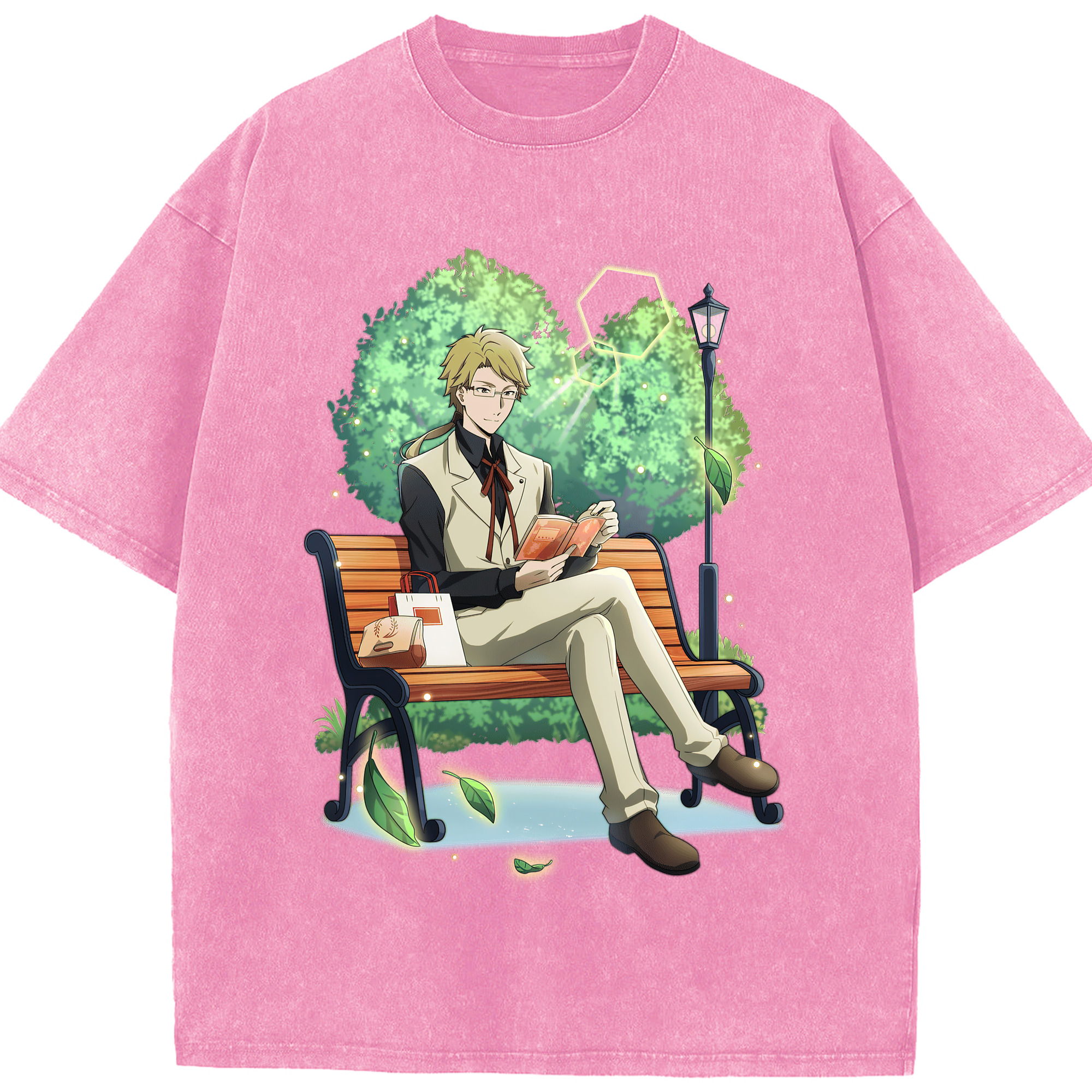 （画像用） 文豪ストレイドッグス Bungo Stray Dogs 綿100% ヴィンテージ風 半袖Tシャツ（フロントプリント）